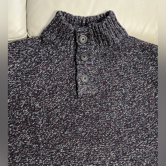 NWT - Fat Face Men's Wool Blended Half Neck Sweater - Size L - Picture 5 of 11